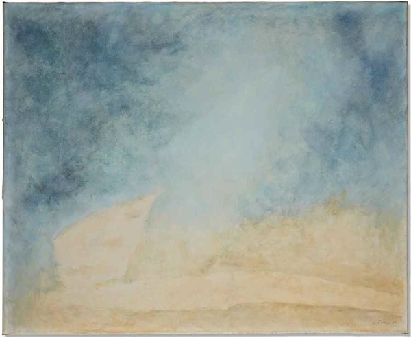 Josef Šíma: Paysage bleu lumineux 2 / 1960