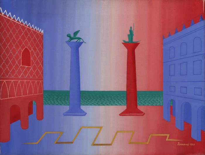 Jan Zrzavý: Piazzetta, 1929,