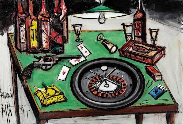 Bernard Buffet: Zátiší hazardního hráče, 1977