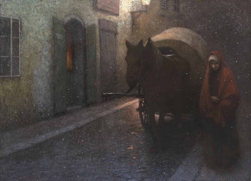 Jakub Schikaneder: Mlékařka, 1905