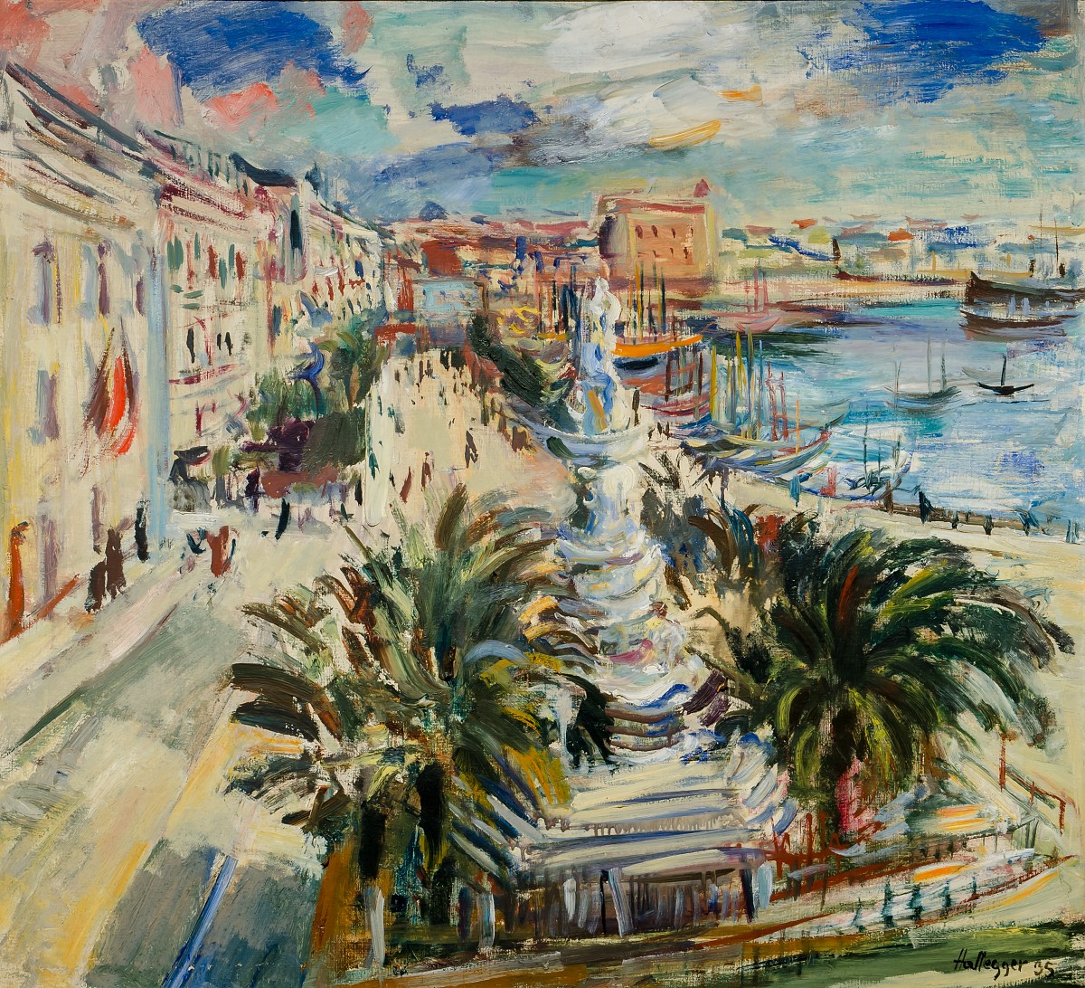 Kurt Halleger, Split, 1935, 77 x 84 cm, olej, plátno, NG v Praze