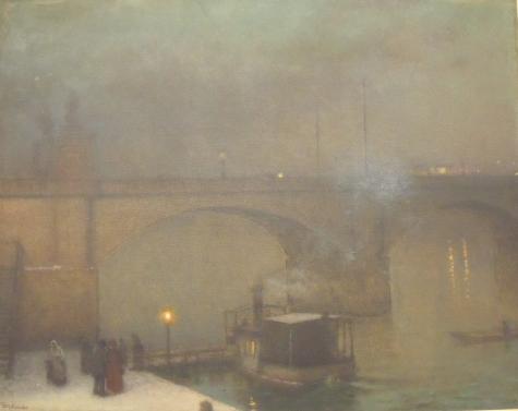 Jakub Schikaneder, Parník u mostu